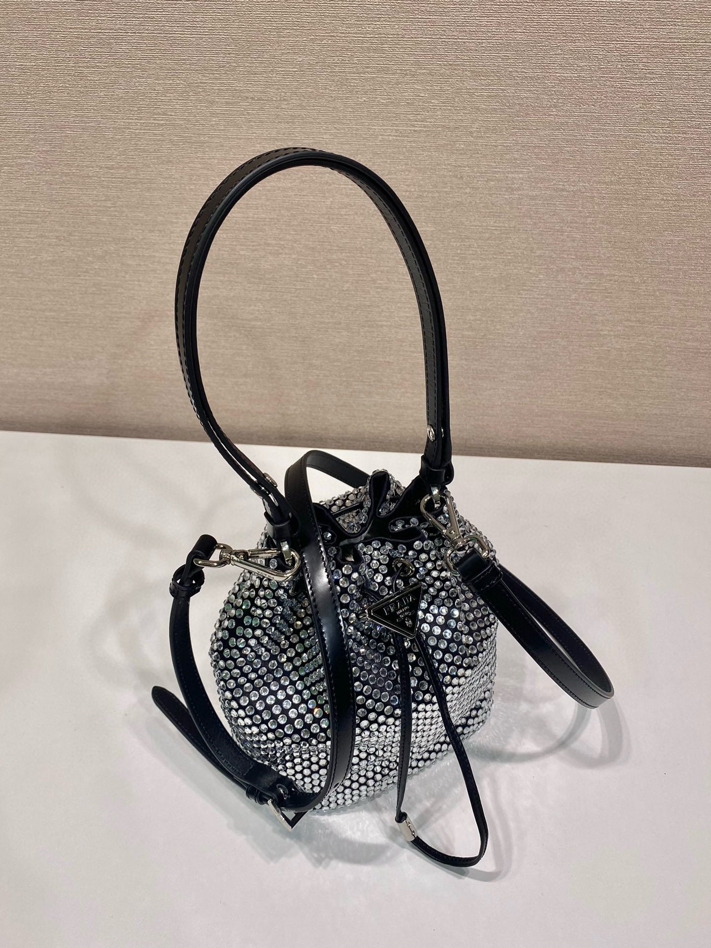 Prada Crystal Bucket Bag