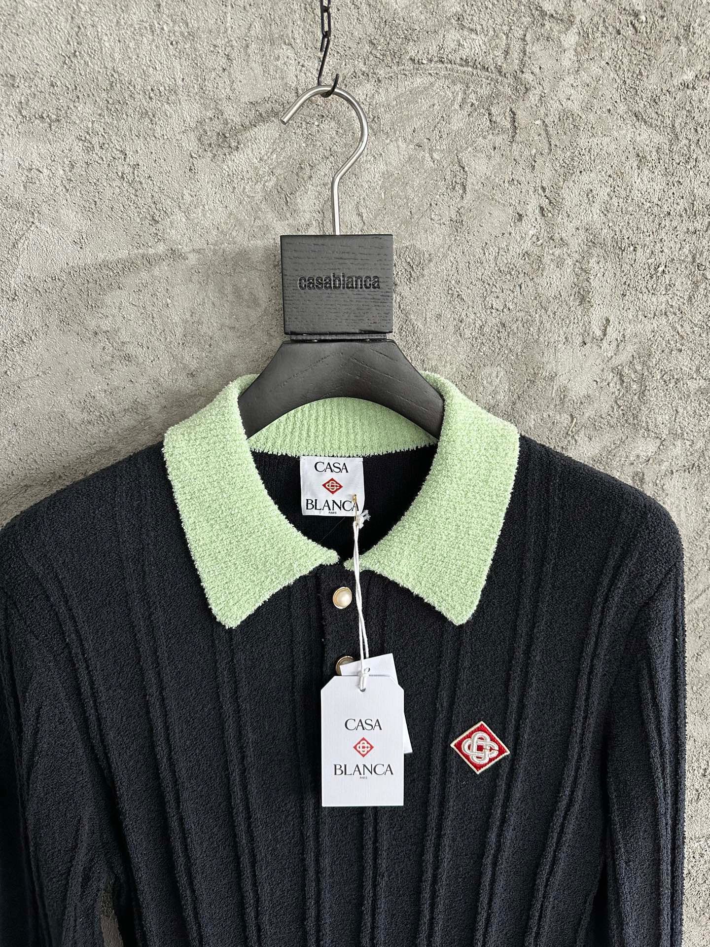 Casablanca Long Sleeve Polo