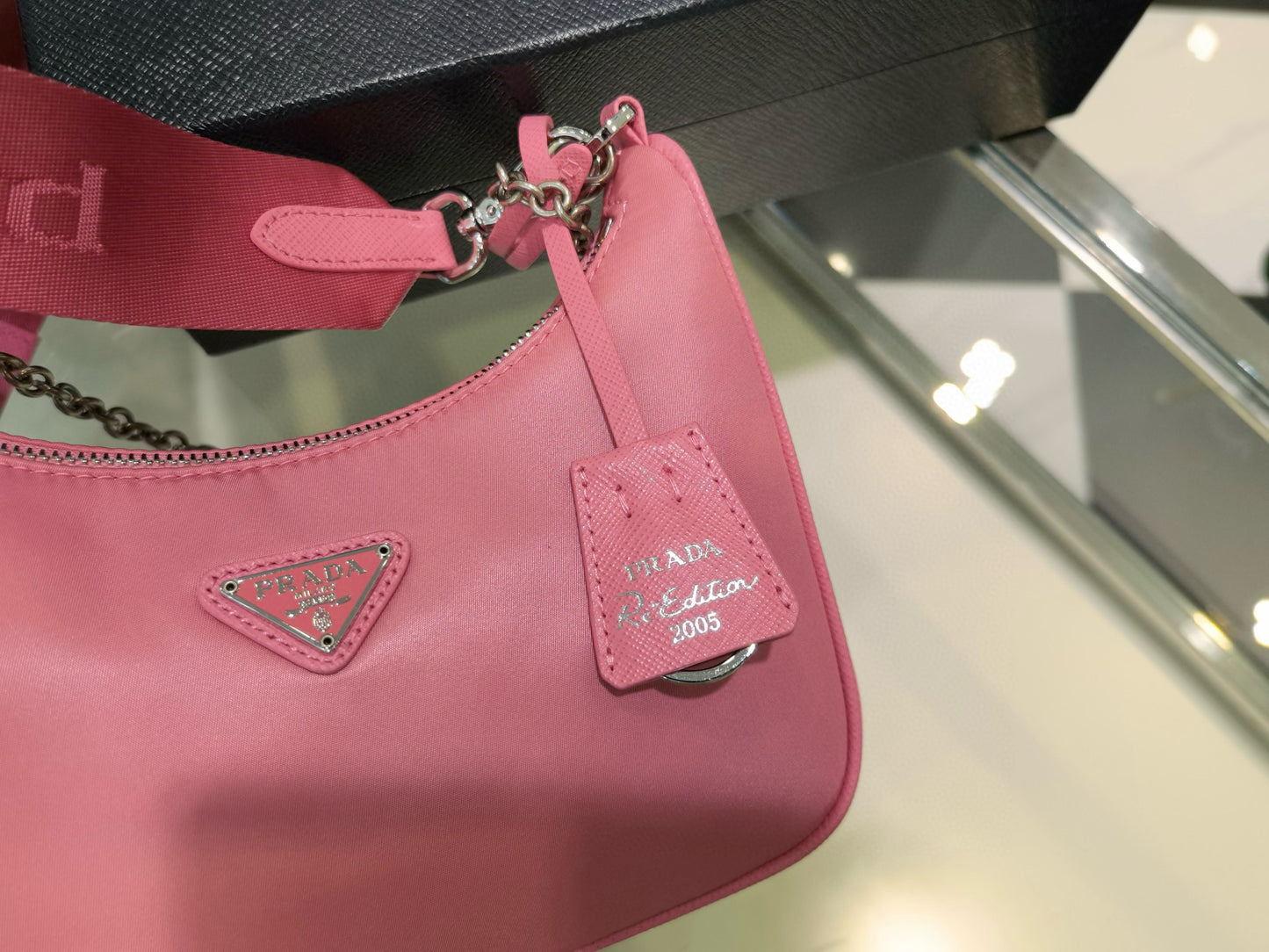 PD Re-Nylon Saffiano Bag