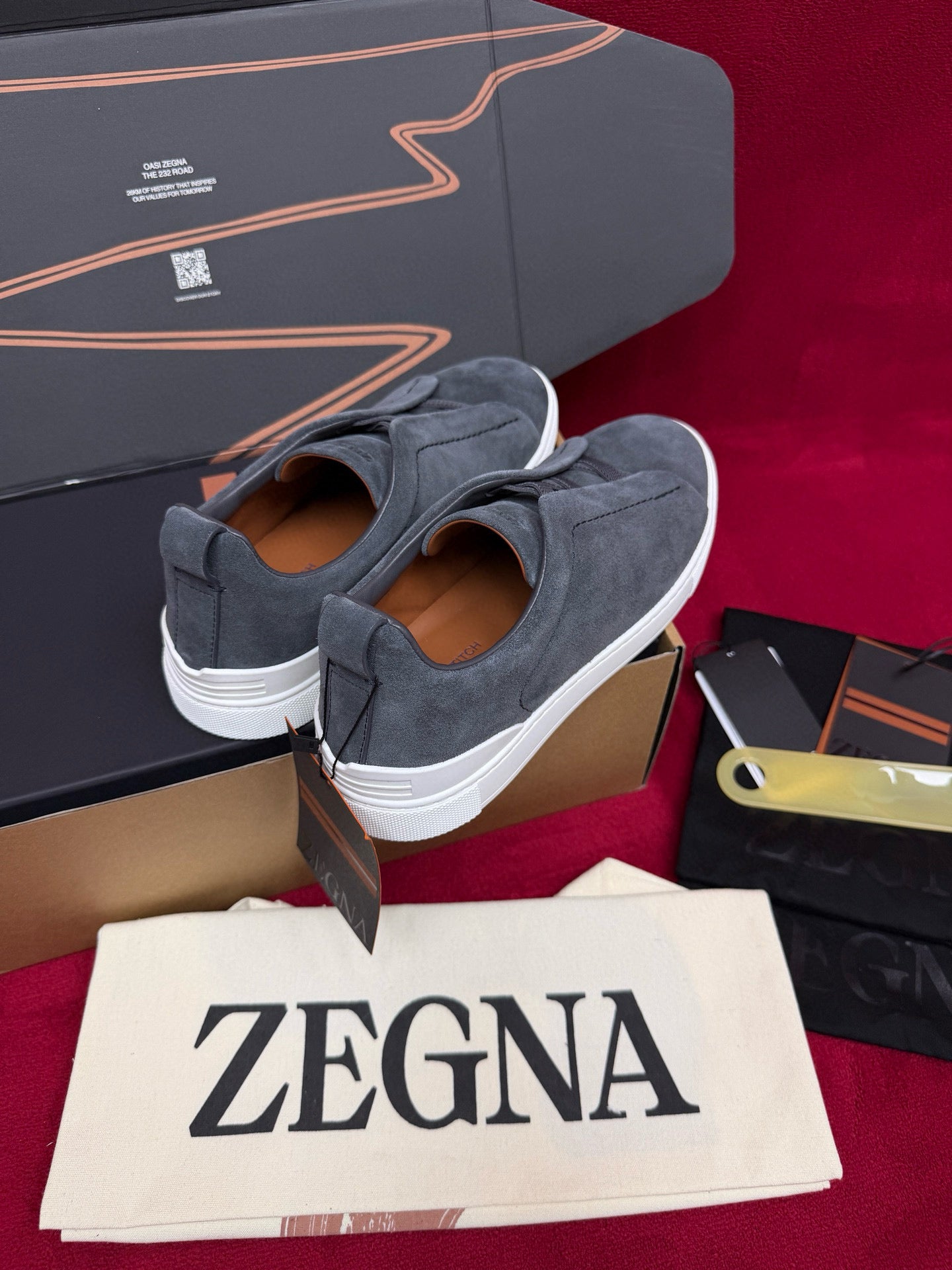 Zegna Suede Sneakers