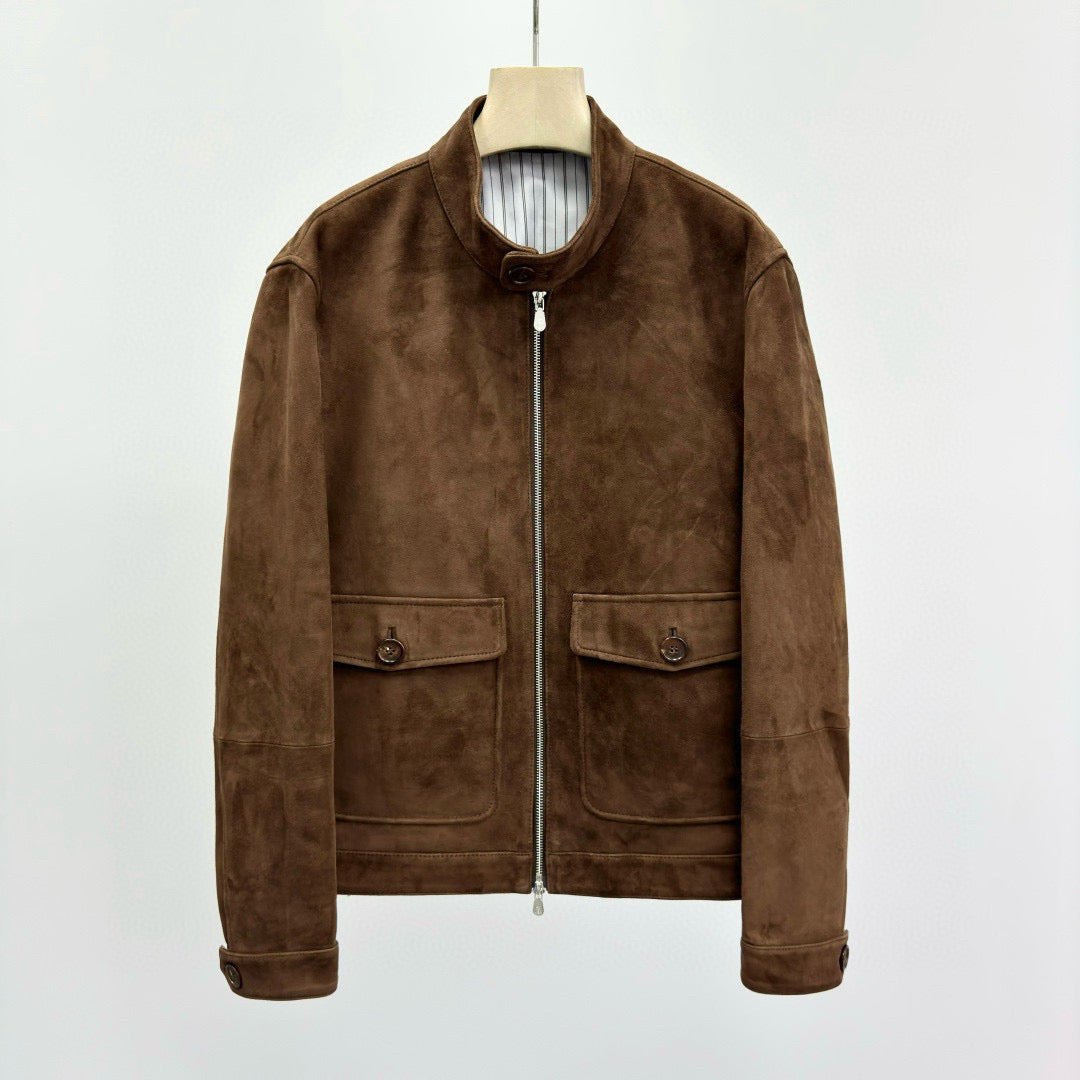 Brunello Cucinelli Leather Jacket