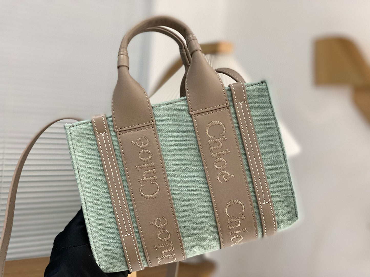 Chloe Woody Tote Bag