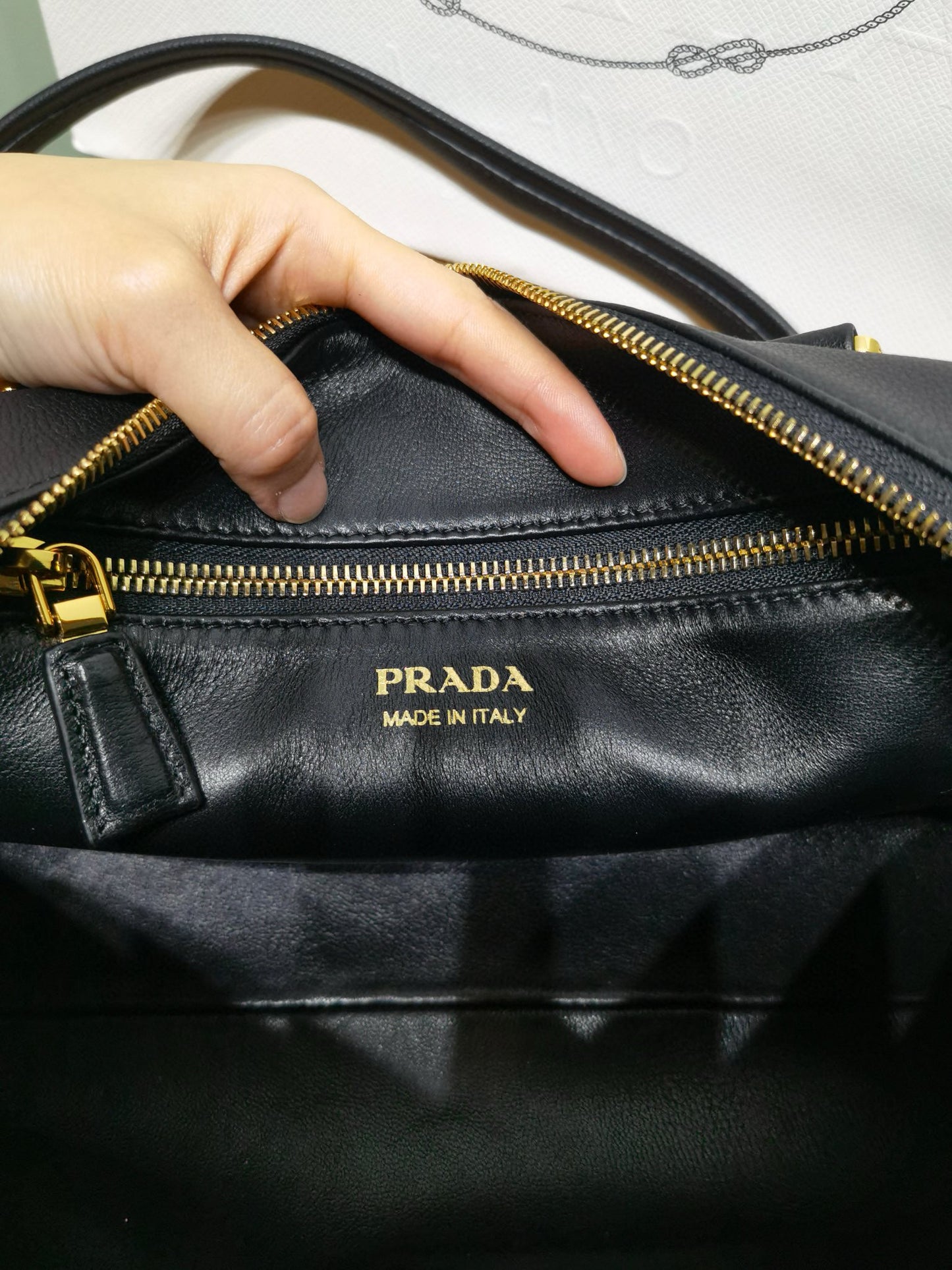 Prada Lock Shoulder Bag