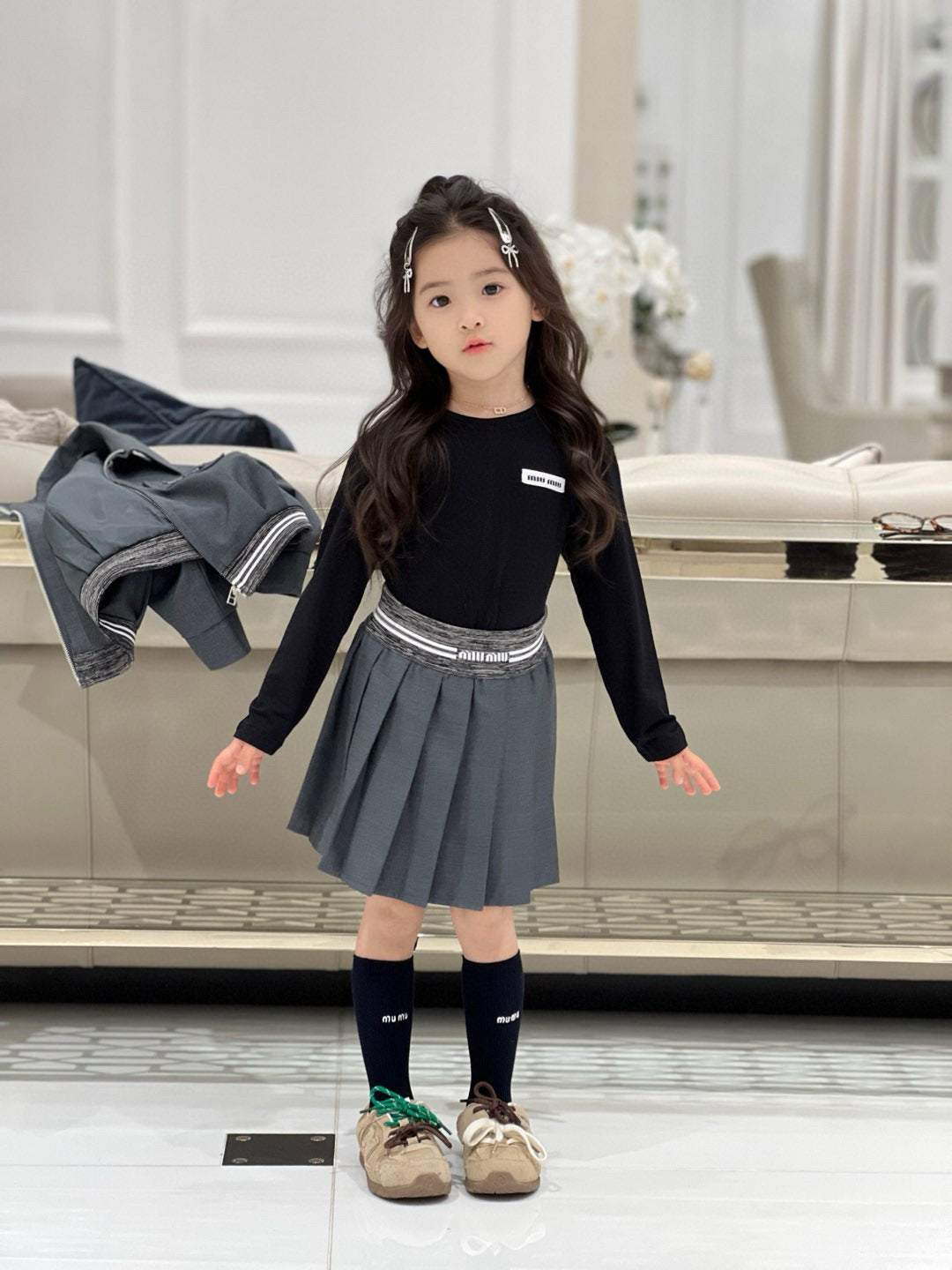 MiuMiu Sweater/Skirt Set