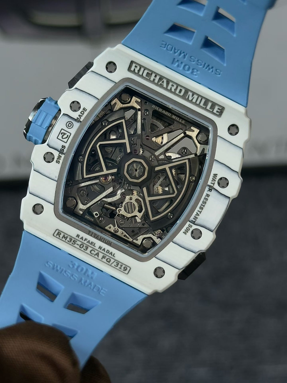 RM35-03 Rafa Nadal White Quartz TPT