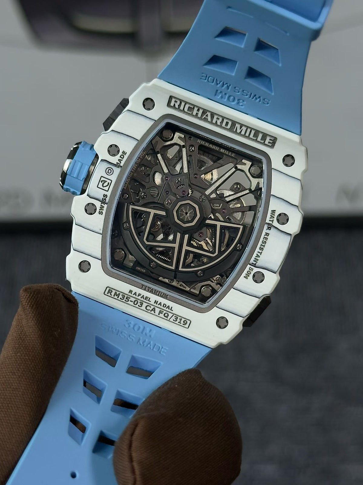 RM35-03 Rafa Nadal White Quartz TPT