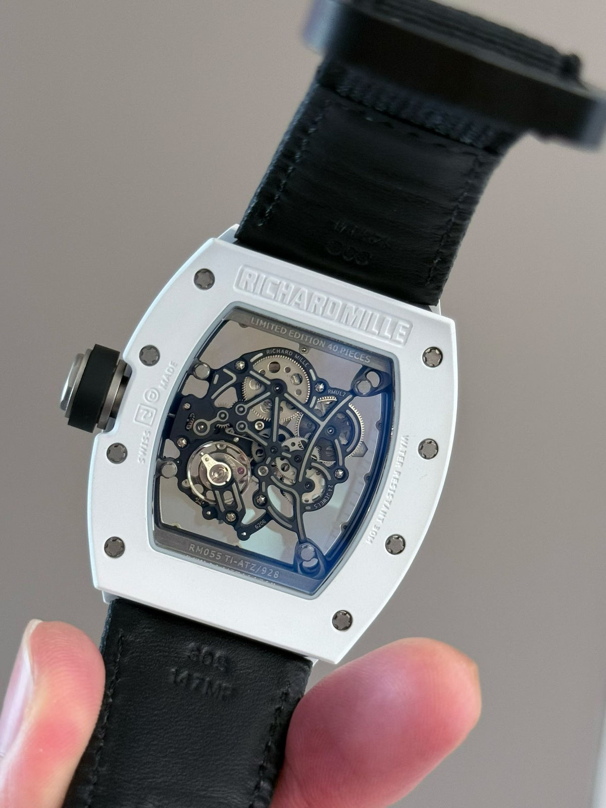 RM055 White Drive Ceramic Edition