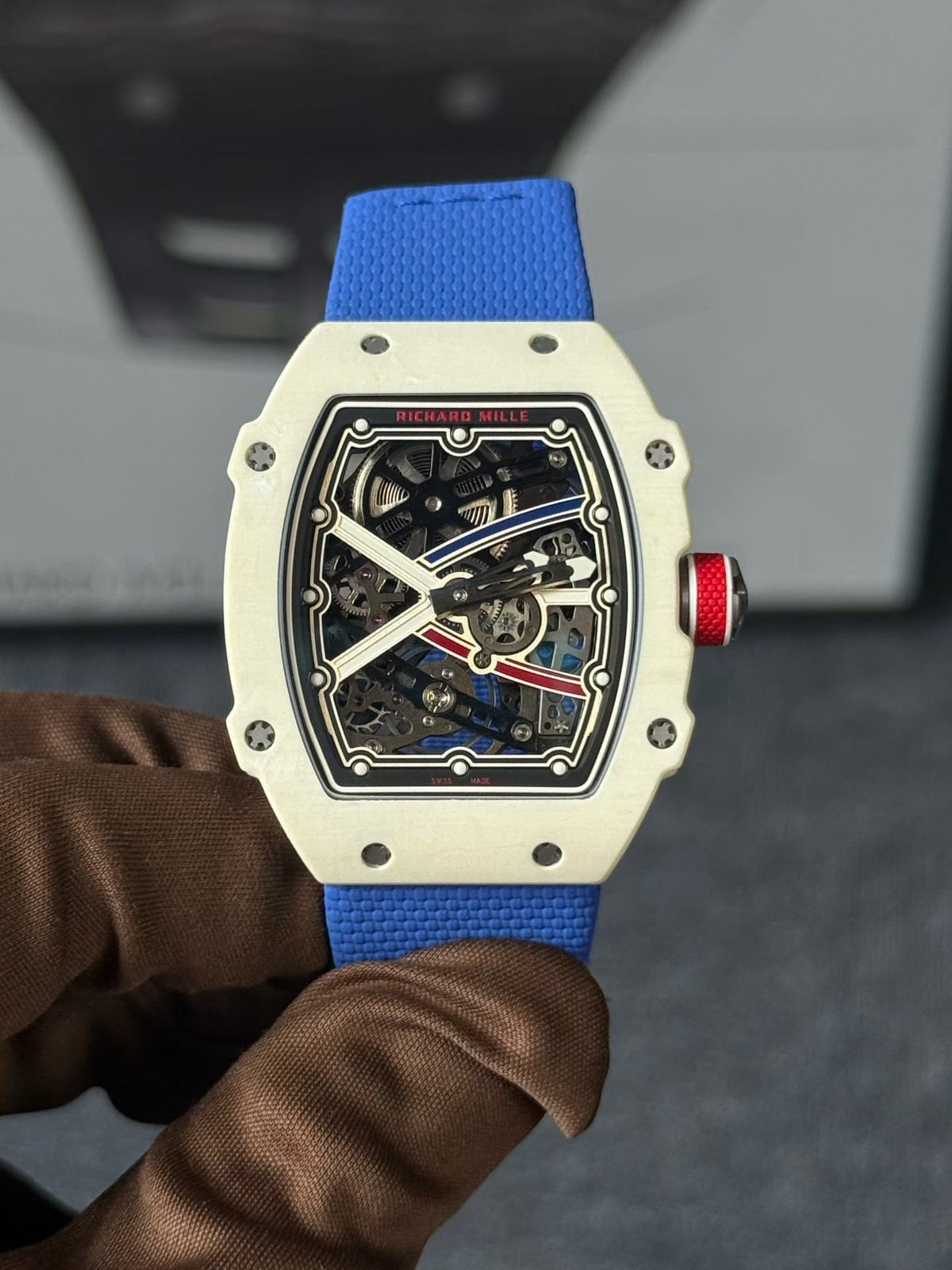 RM67-02 Alexis Pinturault White Quartz TPT France Edition