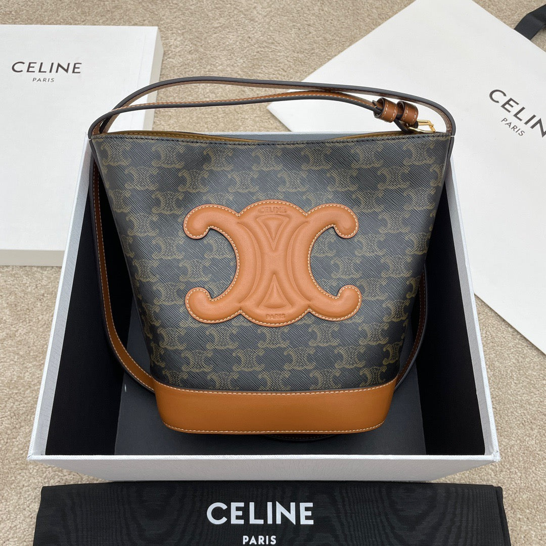 Celine Triomphe Bucket