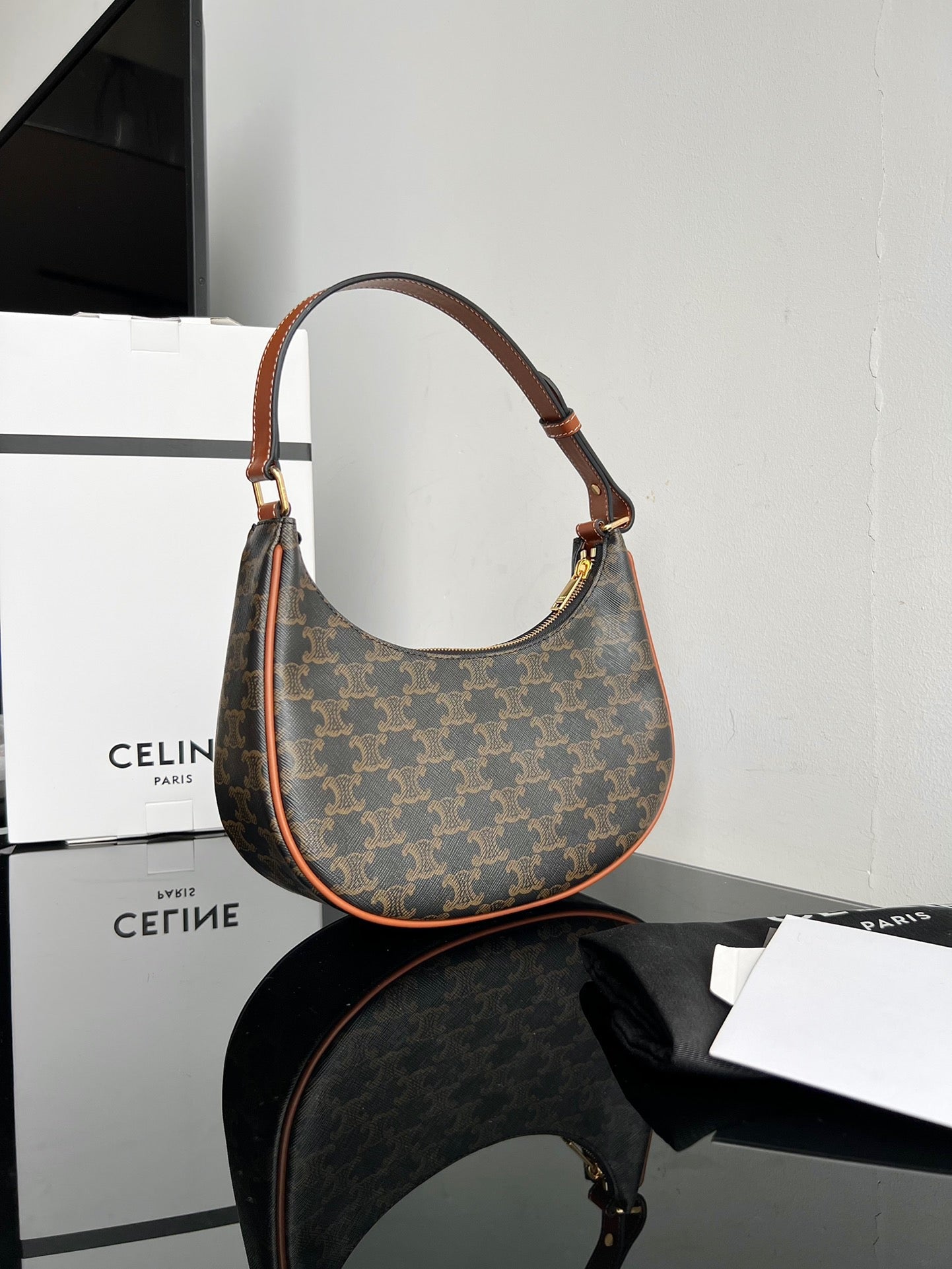 Celine Triomphe Hobo