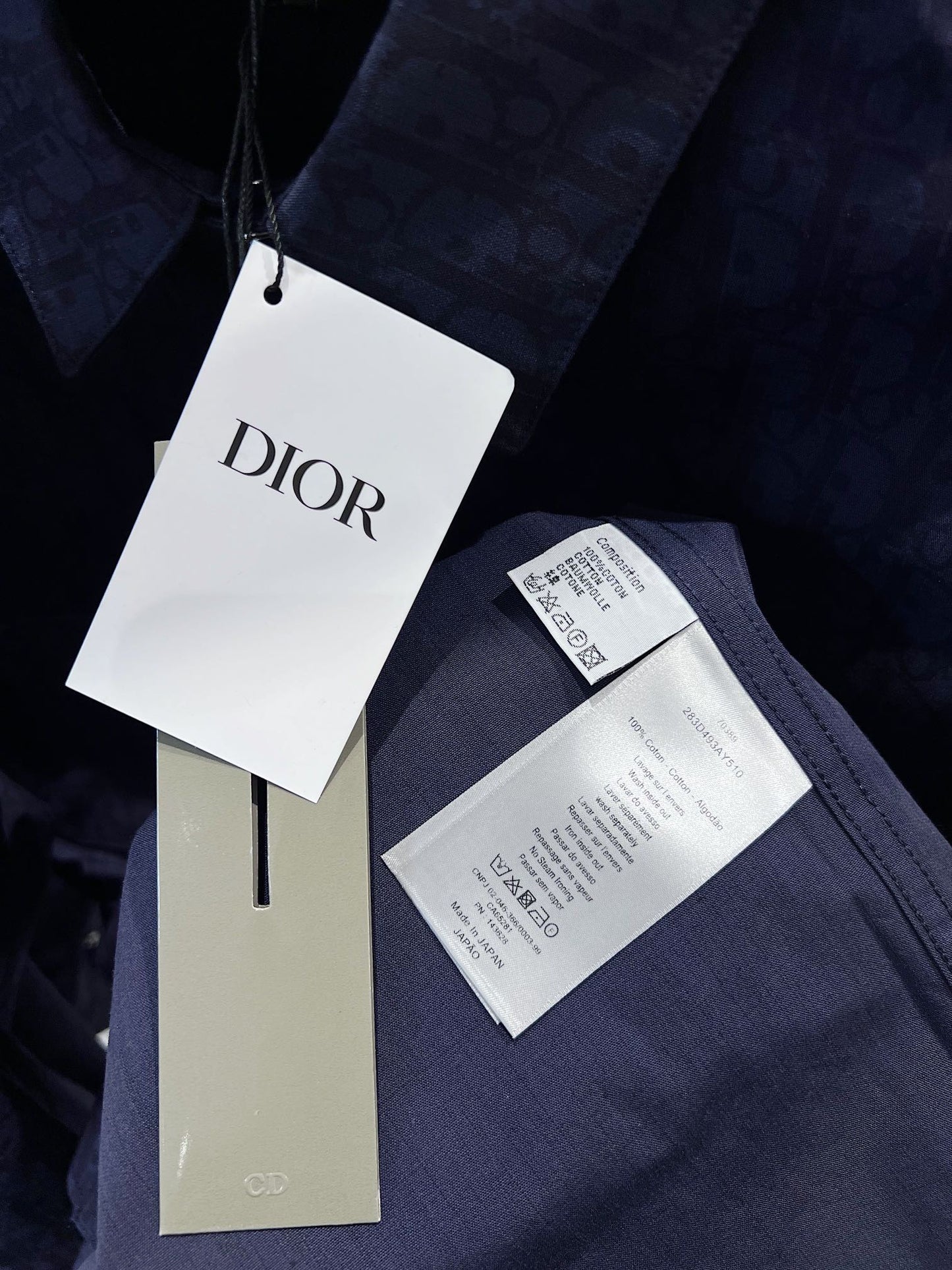 Dior Long Sleeve Denim Shirt