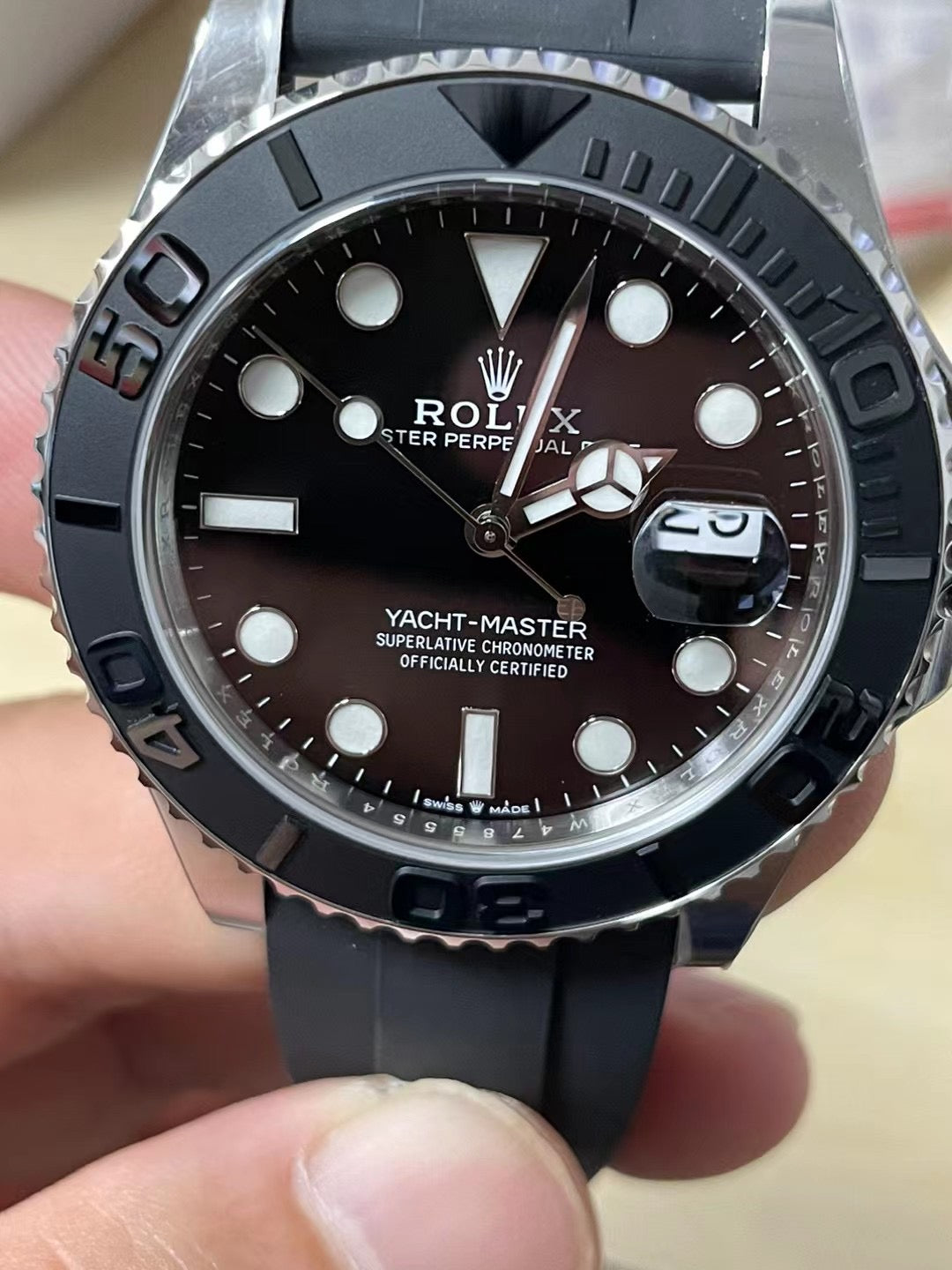 Maestro de yates Rolex