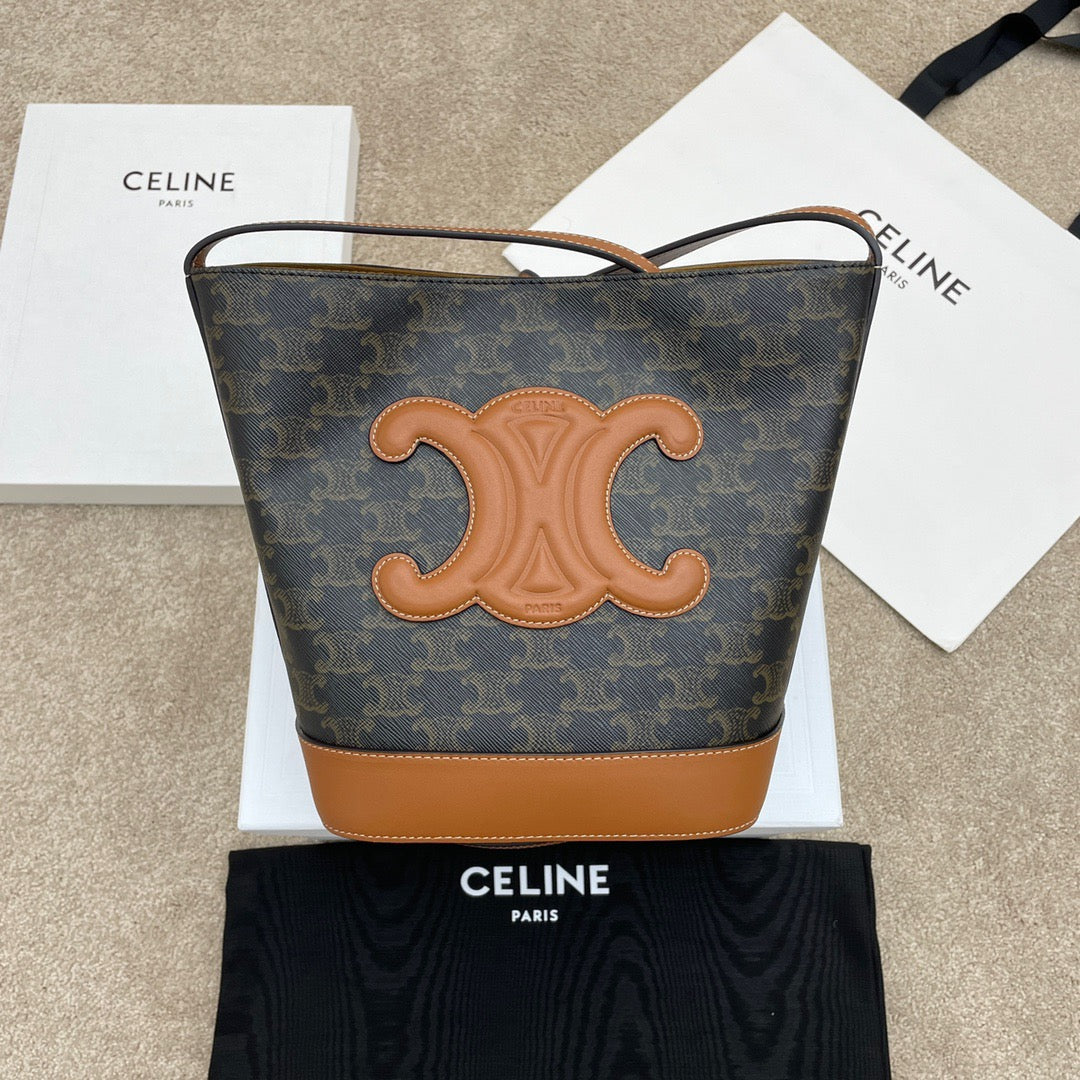 Celine Triomphe Bucket