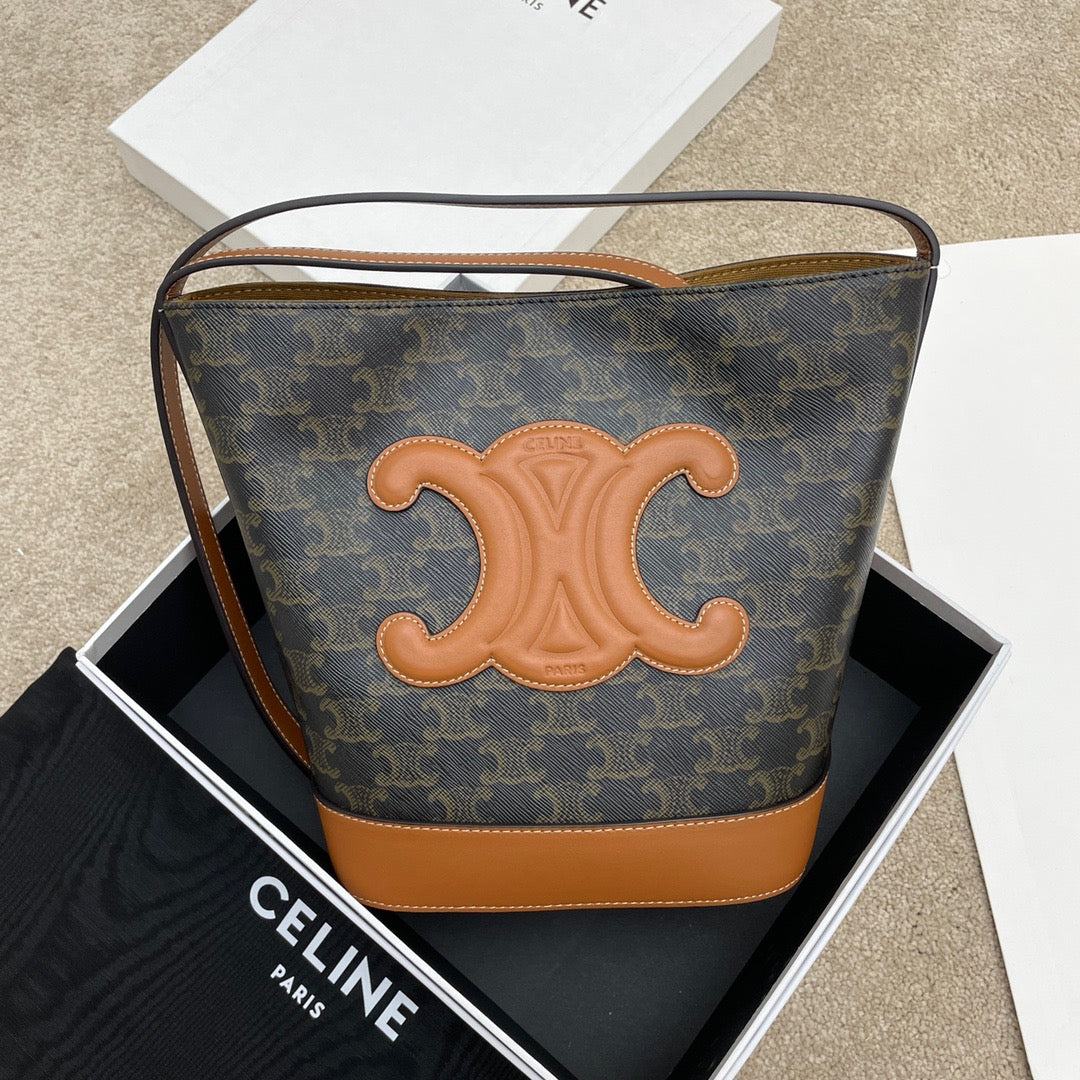 Celine Triomphe Bucket